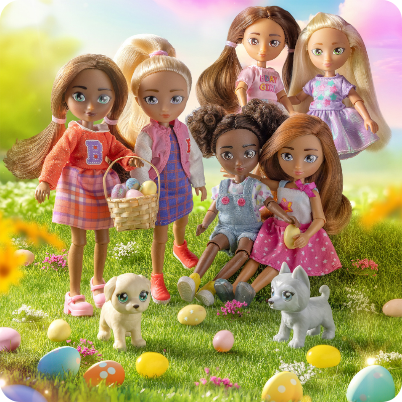 Hey Bestie Dolls Easter Egg Stuffers Hey Bestie Mini Dolls for Kids Easter Gifts