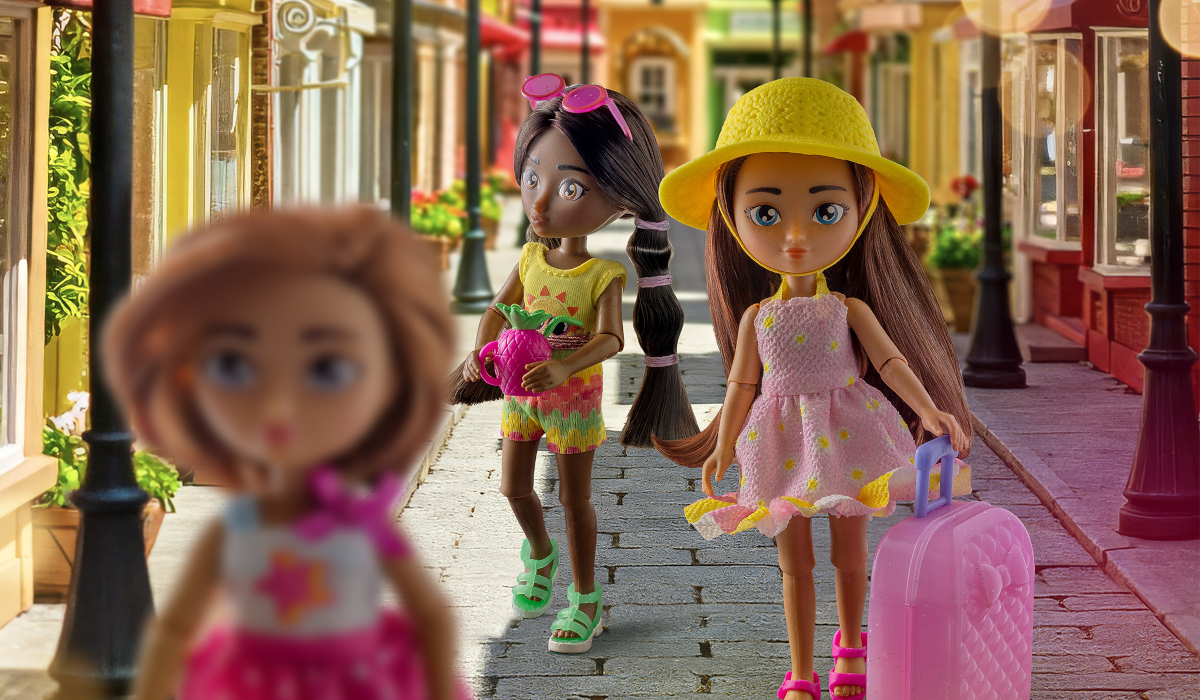 Hey Bestie Travel Dolls Jasmine & Makayla Mini Travel Dolls Jasmine & Makayla by Hey Bestie